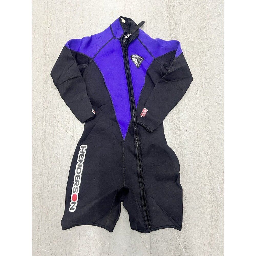 Henderson Aquatics Wetsuit Dive 3mm Mens Size M USA‎ Made Black Full Suit